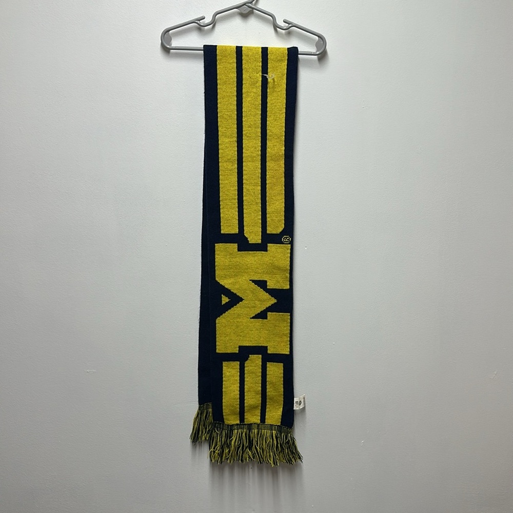 Forever Collectibles university of Michigan Striped Scarf